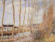 Alfred Sisley The Canal du Loing at Moret china oil painting artist